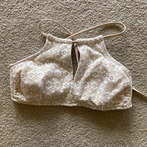 Target Crochet High Neck Bikini Top